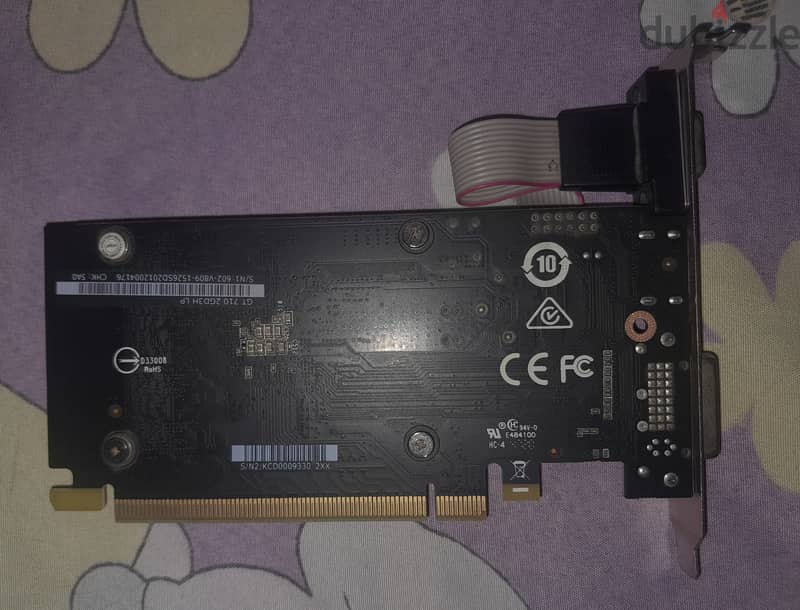MSI GeForce GT 710 2GB DDR3 LP 5