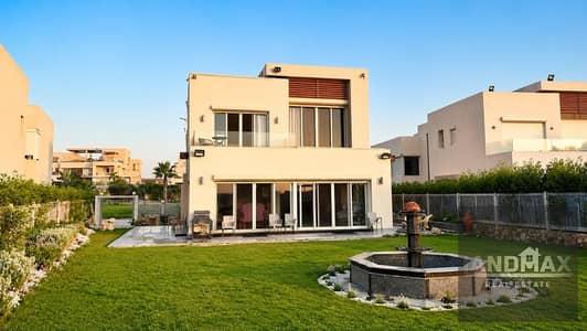 فيلا مستقلة للإيجار في هاسيندا باي سيدي عبد الرحمن بإطلالة جولف مميزة بالقرب من ليك يارد وعلى بعد دقائق من الشاطئ