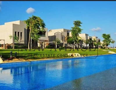 شاليه ارضي ٣ غرف ماستر متشطب تشطيب فاخر بحري علي لاجون بافضل سعر في هيسيندا ويست hacienda west