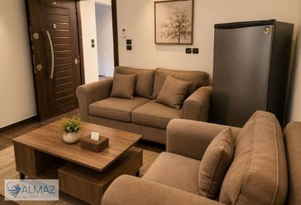 Furnished 180 sqm apartment for rent in Andalus 2, Fifth Settlement, near the American University in Cairo (AUC) and the sports club district.