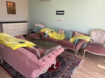انتريه ٢ كنبه و ٢ كرسي و ترابيزه - 2sofas and 2 chairs and a table