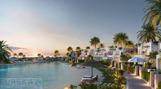 شالية  متشطب بالكامل استلام سنتين في Seashore by Hyde Park برأس الحكمة | أقل مقدم وتقسيط علي 8 سنين بجوار Hacienda West وPlaya