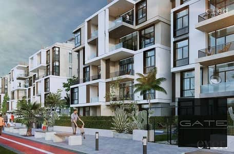 Apartment finished for sale in Evercreed - Water Feature View - next to Mall of Arabia