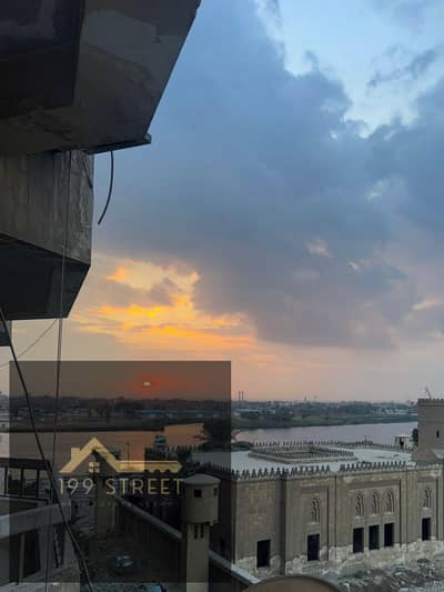 Apartment for Sale with Open Nile View on Maadi Corniche, 160 Sqm, 4th Floor, Two Elevators, Good Finish, Prime Home and Investment Choice