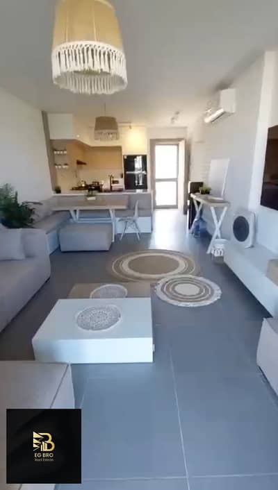 شاليه أرضي بحديقة 230م² للإيجار في قرية فوكا باي فيو علي الاجوون (متاح لفترات محدودة)