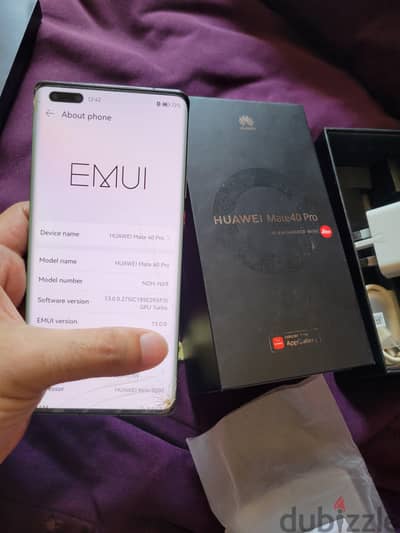 Huawei Mate 40 Pro حالة ممتازة بجميع المشتملات