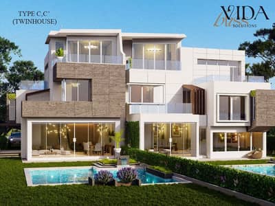 فيلا 360م للبيع في BLISS Compound الشيخ زايد الجديدة بموقع مميز في الحزام الاخضر (حوض 3) واستلام فوري
