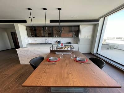 fully finished apartment is available for sale at Waterway in the Fifth Settlement, opposite the American University. It features hotel-style