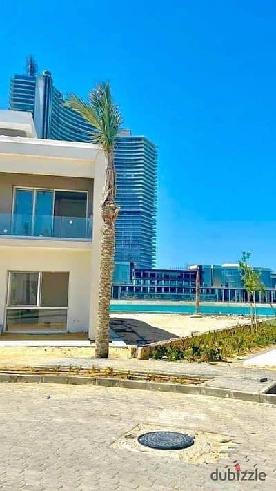 شاليه فى العين السخنه فى بلو بلو - BLUE BLUE دورارضى متشطب بالكامل بفيو لاند اسكيب