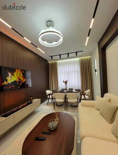 Lowest-priced finished apartment in New Cairo's Fifth Settlement (Tagamoa), available for immediate handover. Located in the highly upscale Hyde Park