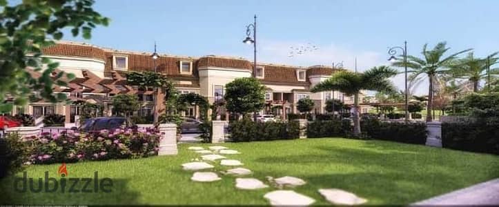 S villa for sale in Sarai Compound, Mostakbal City, opposite Madinaty and Open Air Mall. Ready and built, viewing available.  Madinet Masr development