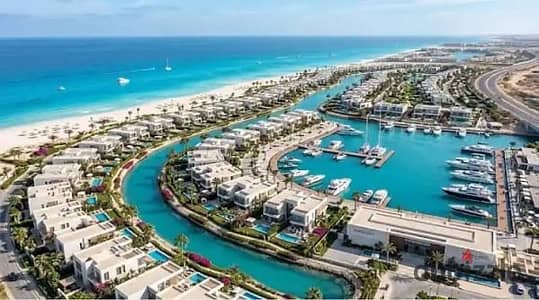 شاليه للبيع ب قرية salt marina براس الحكمة  لشركة تطوير مصر في الساحل الشمالي متشطبة  فيو بانوراما عالبحر مباشرة ستوديو وغرفة وغرفتين وفيلا تاون هاوس