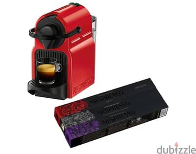 Nespresso Inissia Coffee Machine Red
