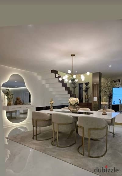 Hurry, the last apartment with full finishing, furnished and with air conditioners, overlooking the Nile with a distinctive north-facing view in