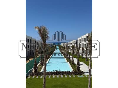 شاليه متشطب بالكامل للبيع في ذا واتر واي الساحل الشماليThe Waterway North Coast يطل على اللاجون - استلام   من تطوير شركه   ذا واتر واي