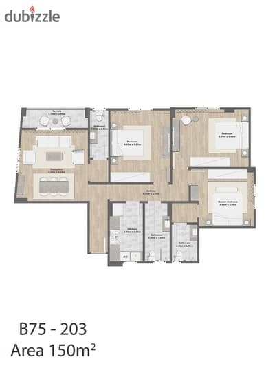 Apartment for sale in installments in Bayt Al-Watan – Fifth Settlement | 150 m² delivery in 9 months