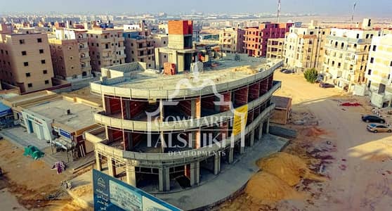 37 sqm fully finished clinic at Jewel Mall, 6th of October, opposite Porto October, 2nd row from Boulevard Axis, managed by Incommercial