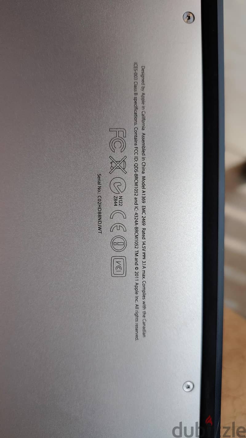 used macbook air 13" 2011 2