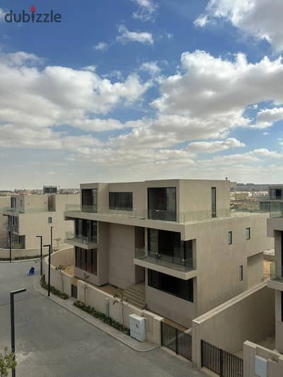 6 Master Bedrooms Ready to Move Twin House with Pool for Sale in Lake View Boutique New Cairo