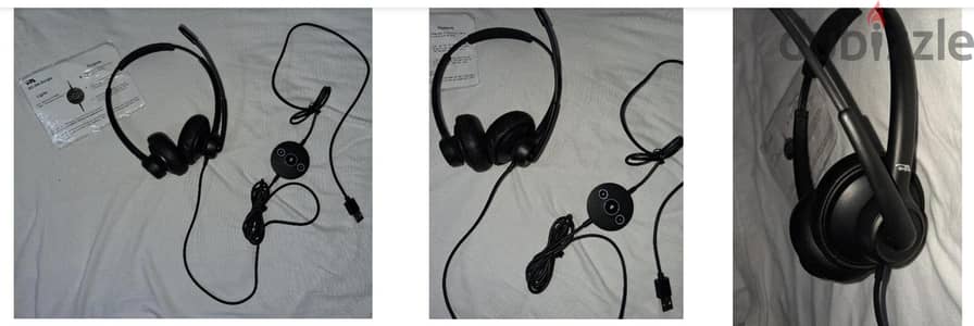 Cyber Acoustics USB-C Headset with AI Noise Cancelation (AC-304C)
