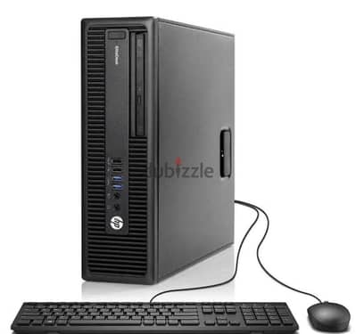 كمبيوتر HP EliteDesk 800 G2 Core i5  + شاشة Dell + HHD + SSD
