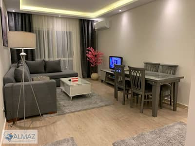 Furnished 89 sqm apartment with elevator for rent in Al Rehab, Block 132, near main roads.