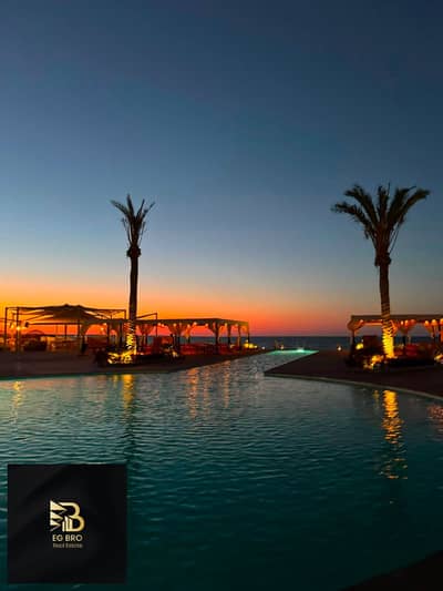 شاليه ريسيل للبيع استلام فوري بتسهيلات في كمبوند Naia Bay - رأس الحكمة بدون افور