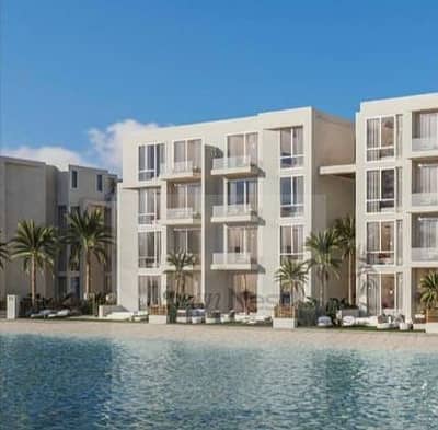 Ground Chalet for resale at Marbay, North Coast, 1st Phase, Prime Location, Direct lagoon view, Facing North, 1st row, Fully Finished