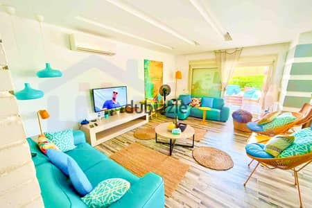 شاليه Junior chalet corner للبيع (مباني 180م + 210م الحديقة) سيدي عبدالرحمن - هاسيندا باي