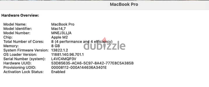 MacBook Pro M2 used Like New