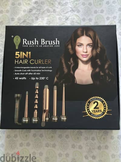 5 in 1 Hair curler - Rush Brush