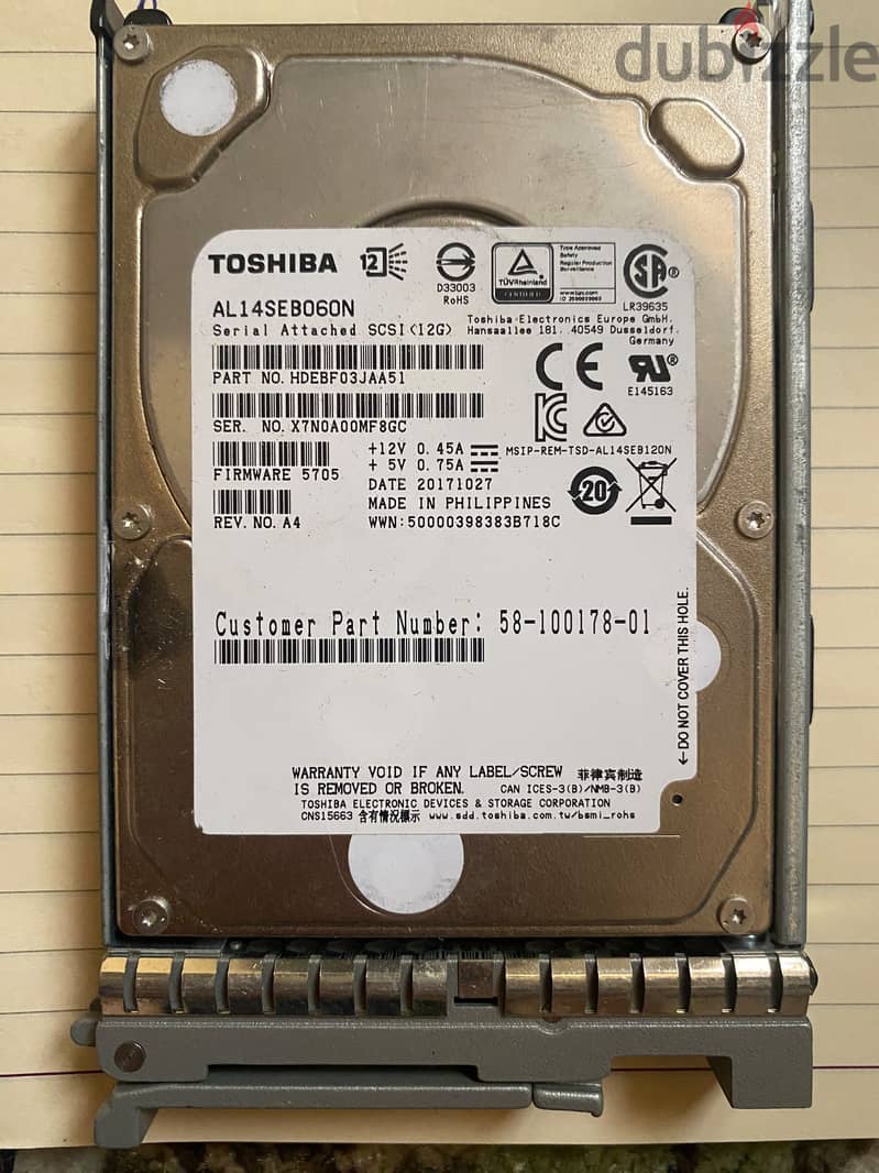 HDD 600GB -1TB 5