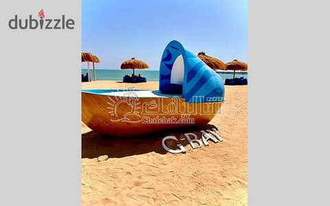 Chalet for Sale with Private Rooftop and Sea & Pool View – G-Bay Ain Sokhna