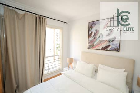 Hotel-style apartment for rent in the Dar Misr Al-Qaranful compound, opposite Al-Rehab in New Cairo (Fifth Settlement).