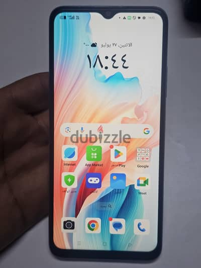 OPPO A18 بحالة ممتازة بدون مشتملات