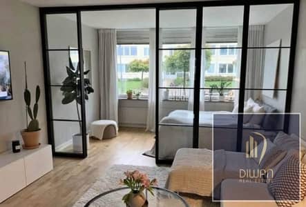 Twin house villa for sale—fully finished with A/C  and ready to move . Located directly opposite Cairo International Airport in the Taj City compound,