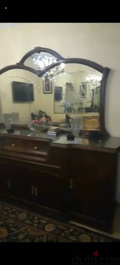 سفرة ٦ كراسى و بوفيه و أوضة نوم أطفال ٢ سرير ٢ دولاب ٢ وحدة ادراج