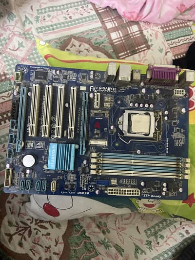 بوردة gigabyte ga-p 75-d3 ومعالج cori i5 3470