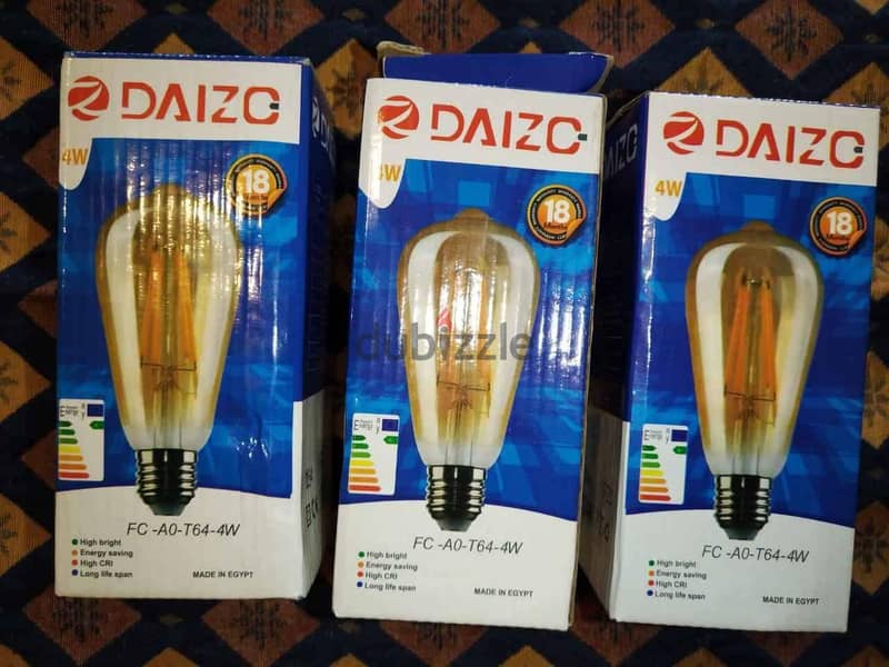 3 Daizo bulbs (4 w) 1