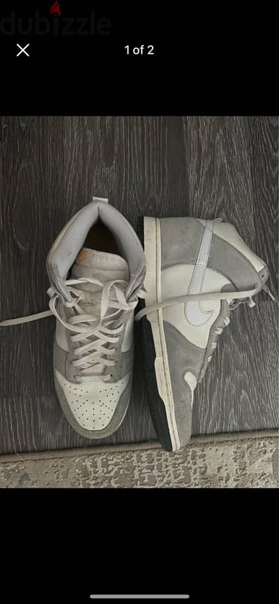 High grey Dunks