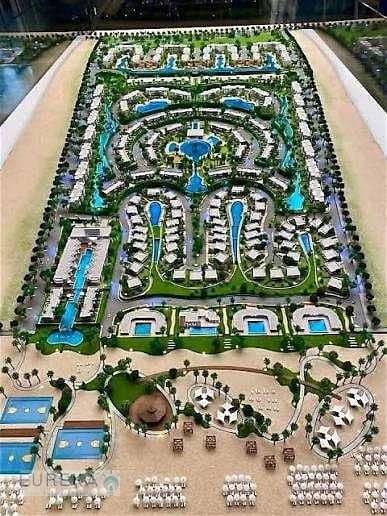 challet ras al hekma north coast sea and lagoon view fully finished and furnished with Ac's