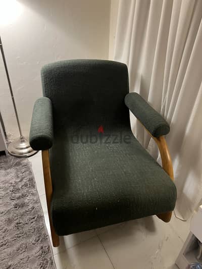 Rocking Arm chair كرسي خشب زان هزاز