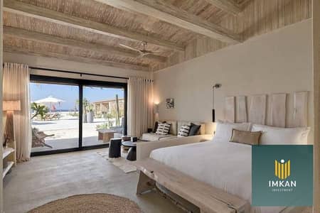 شالية Sea view متشطب بالكامل للبيع بخصم علي الكاش - والتقسيط علي 8 سنين بدون فوايد في قرية سي شور هايد بارك الساحل الشمالي Seashore Hyde Park جمب فوكا