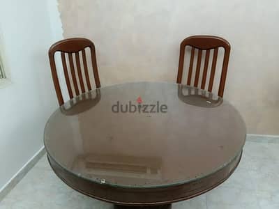 تربيزه سفره عموله خشب زان شكل دائرة