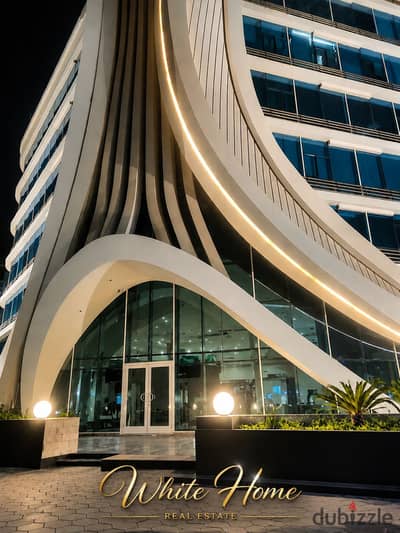 Fully furnished and air-conditioned office for rent, 125 square meters in a mall in the Fifth Settlement