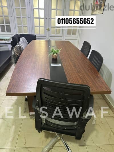 ترابيزة اجتماعات خشبmdfاسباني،ميتينج رووم،meeting table, meeting room