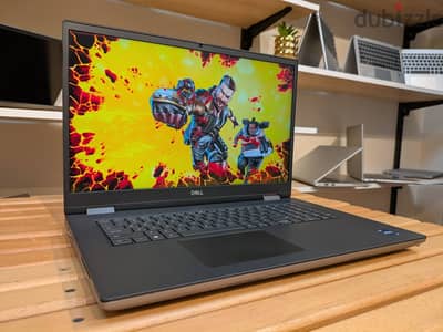 Dell precision 7770  كور i7 جيل 12 فئة HX بكارت RTX A3000 فعلي 12 جيجا