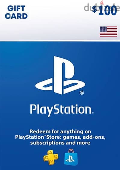 playstation giftcard 100$ usd for region usa