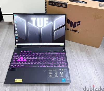 ASUS TUF F16 Gaming كور i7 جيل 13 فئة H بكارت RTX 4050 فعلي 6 جيجا