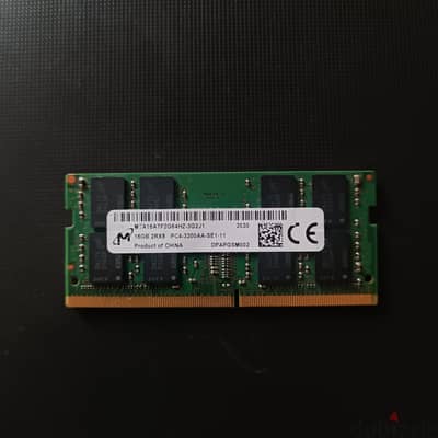 16GB DDR4 3200 رام لابتوب